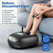 RENPHO FM-057R Shiatsu Foot Massager with Heat, Black