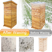 Jacgood 5 Box Bee Box for Beekeeping with 2 Deep Brood Boxes and 3 Medium Super Boxes