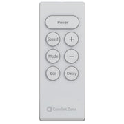 Comfort Zone 8,000 BTU Smart Wi-Fi Window Air Conditioner, 4-Speed Settings, ECO Mode, Remote Control, White, CZ12758
