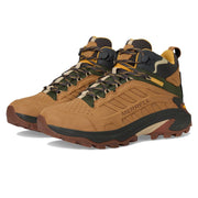 Merrell Moab Speed 2 Leather Mid Waterproof Hiking Boots, Tan, Men's 11.5 M, J038425