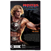 Mattel Barbie Signature Ken He-Man Collectible Doll with Battle Gear, Sword, Display Stand, Multicolor, 12.6 in, JJY03