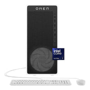 HP OMEN 16L Gaming Desktop, Intel Core Ultra 7 265F Processor, 16GB DDR5 RAM, NVIDIA GeForce RTX 5060 Ti 16GB GDDR7, 1TB PCIe NVMe SSD, Panda Metal Finish