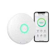 Airthings 2951 Wave Radon Battery Operated Smart Radon Detector, 2nd Generation, White