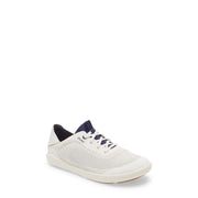 Olukai Moku Pae Men's Breathable Mesh Boat Shoes, Lightweight Water-Friendly Deck Sneakers, Bright White Pacifica, Size 11, 10472-WBHF