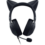 Razer RZ04-04730100-R3U1 Kraken Kitty V2 USB Gaming Headset with Customizable RGB Kitty Ears, Black