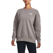 Under Armour Icon Fleece Oversized Crew - Distant Gray Medium Heather - L