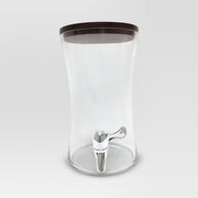 Threshold Glass Beverage Dispenser with Acacia Lid 5.87L