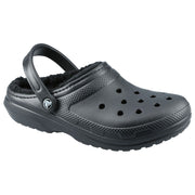 Crocs Classic Lined Clogs for Ladies - Black/Black - 7M