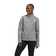 The North Face Apex Bionic 3 Athletic Shell Jacket, Women's, Water-Repellent WindWall Fabric, TNF Medium Grey Heather, Small, NF0A84JK