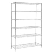 Hyper Tough A35C-10 Chrome Wire Shelf 6-Tier 72