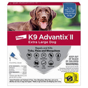 K9 Advantix II Flea and Tick Treatment for Extra Large Dogs, 1-Pack - Easy-to-apply