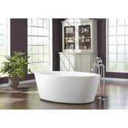 Moen S22105 Weymouth Two Handle Floor Mounted Tub Filler with Hand Shower, Chrome