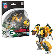 Hasbro Transformers Green Bay Packers Tundra Prime Action Figure, 5.5-Inch, Robot to Football Helmet with Mini Football and Helmet Accessories