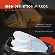 A-Premium Passenger Side Power Door Mirror, Heated Glass, Manual Folding, Turn Signal, Blind Spot Detection, Black, Compatible with Toyota Camry 2018-2024, TO1321368