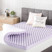 Best Price Mattress ECMF-03FL 3 Inch Egg Crate Memory Foam Mattress Topper with Soothing Lavender Infusion, Full