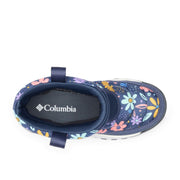 Columbia Snowtrot Mid Kids Snow Boots, Insulated with Omni-Heat Thermal Reflective Lining, Omni-Shield Water Resistant, Omni-Grip Traction, Pull-On, Nocturnal Wildflower Whimsy, Size 6, 207891