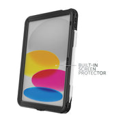Body Glove 100139481 Tidal Waterproof Tablet Case for iPad (A16) / iPad (10th generation) - Black/Clear