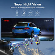 REDTIGER Dash Cam Front and Rear, Touch Screen Dash Camera with Wifi GPS, Voice Control, 4K DashCam with Super Night Vision, WDR, 24H Parking Mode, Vehicle, Free 64GB Card