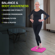 ProsourceFit Exercise Balance Pad, Non-Slip Cushioned Foam Mat, Large 15.5