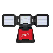 Milwaukee 2368-20 M18 18-Volt Lithium-Ion Cordless 4500 Lumens ROVER Dual Power Triple-Panel Flood & Area Light (Tool-Only)