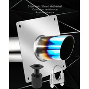 ChengXin Generator Exhaust Extension Kit with Muffler, Insulated Through-Wall Mounting Plate, Exhaust Adapter, Stainless Steel