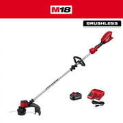 Milwaukee 2828-21E M18 Brushless Cordless String Trimmer Kit, 18V, 16-Inch Cutting Swath, 6.0 Ah High Output Battery, Charger Included, 2828-21E