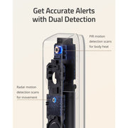 eufy Security Video Doorbell Dual Camera 2K HD Wireless Battery-Powered with HomeBase and Dual Motion Detection Black 2 Piece Set E8213