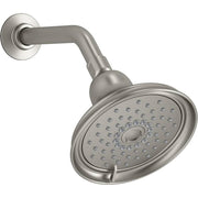 Kohler K-22167-G-BN Bancroft Vibrant 3-Spray Shower Head, 1.75-GPM (6.6-LPM) Brushed Nickel