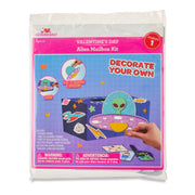Way To Celebrate KQ-484041 Valentine's Day Multicolor Decorate Your Own Alien Mailbox Kit
