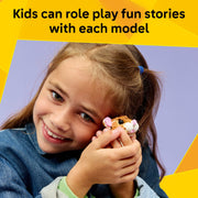 LEGO Creator 3 in 1 Cute Hamster with a Flower Building Toy for Kids Ages 7+, 166 Pieces, Multicolor, 6581017