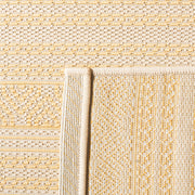 Safavieh Courtyard Seanna Striped Indoor/Outdoor Runner Rug, Beige/Gold, 2 ft 3 in x 8 ft, CY6866-30612-28