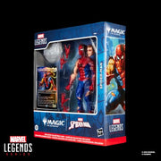 Hasbro Marvel Legends Battle-Damaged Spider-Man Action Figure with Magic: The Gathering Foil Card, 6-Inch, G0638