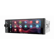 Power Acoustik Car Stereo, Single DIN, 6.5-Inch Color Touchscreen, Wireless Apple CarPlay, Android Auto, Bluetooth 5.0, USB Input, Backup Camera Support, CP-71WAK
