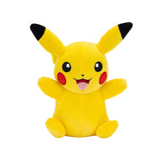 Jazwares Pokemon Pikachu Plush Figure, 8 Inch, Soft Polyester Stuffed Toy, Multicolor, PKW4193