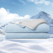 SORMAG Cooling Comforter Cooling Blankets, Blue/Grey, King (104x90)