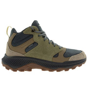 Merrell Tempo Sol Mid Waterproof Hiking Boots, Suede Leather and Breathable Mesh, Eco-Friendly EVA Foam Footbed, Mountain Color, 11.5, J038941