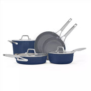 Calphalon 92214571 8 Pieces Premier Ceramic Midnight Nonstick Cookware Set