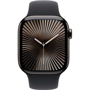 Apple Watch Gen 10 Series 10 Cell 42mm Slate Titanium - Black Sport Band MWXG3LW/A