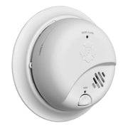 First Alert 10 Year Battery Ionization Smoke Alarm, White, Round, 85 dB, 1046856
