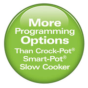 Hamilton Beach 33477 Stay or Go Programmable Slow Cooker with Party Dipper Silver