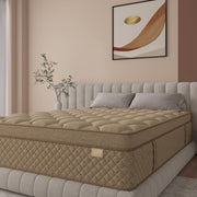 Duchessz 14-Inch Queen Hybrid Mattress with Gel Memory Foam, Medium Firm, Breathable Knit Cover, Pocket Springs, Reinforced Edge Support