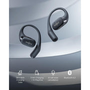 Shokz T910 Openfit Open-Ear True Wireless Bluetooth Headphones with Microphone, Black