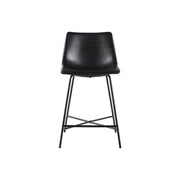 Asstd National Brand 2-Pc. Counter Height Upholstered Bar Stool - BLACK ONE SIZE