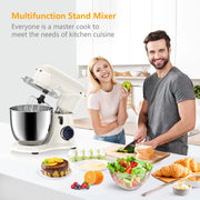 AILESSOM AL-AC01 Samsaimo Stand Mixer,6.5-QT 660W 10-Speed Tilt-Head Food Mixer, Kitchen Electric Mixer with Bowl