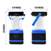 Westinghouse Camping LED Lantern, Solar Rechargeable, 1000 Lumens, Multicolor, 2 Pack, 18653600458
