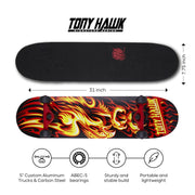 Tony Hawk 31 Pro Skateboard, Medium 31