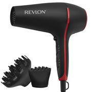Revlon RVDR5317 Smoothstay Coconut Oil-Infused Ceramic Hair Dryer, Black