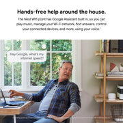 Google GA00823-US Nest AC2200 Dual Band Mesh Wi-Fi, 3-Pack