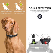 Heaflex HF003800 Dog Training Electric Collar 2600ft Remote 4 Modes Light Beep Vibration Shock Waterproof 2 Dogs, Black & Green