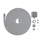 Bluescape 58803E Pool Vacuum Hose, 35 ft Length, Rotatable End Connector, Includes Adapters and Hose Clamps